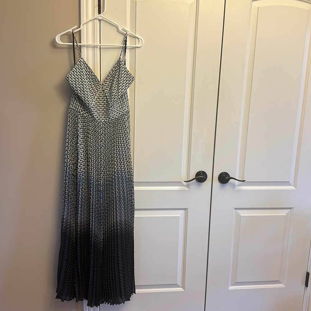 Ted Baker Edra Masquerade Pleated Maxi Dress